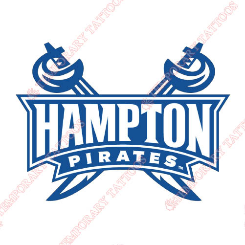 Hampton Pirates Customize Temporary Tattoos Stickers NO.4527
